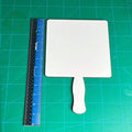 Photo Fan Paddle, Digital File (SVG and PNG) for Laser Cutting used with sublimation